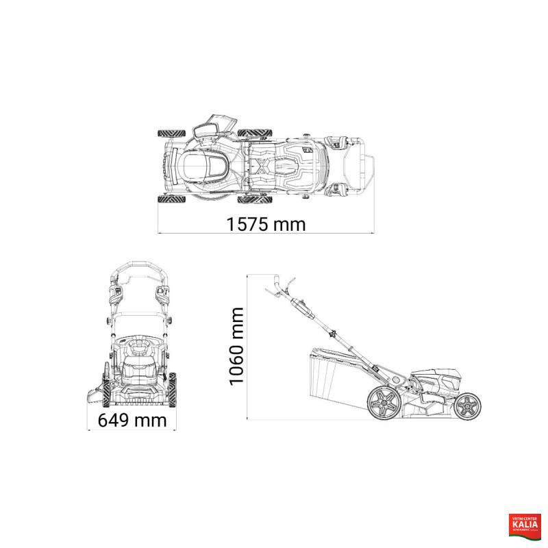 Akumulatorska kosilnica LM 4111E-Matic Zen Villager 