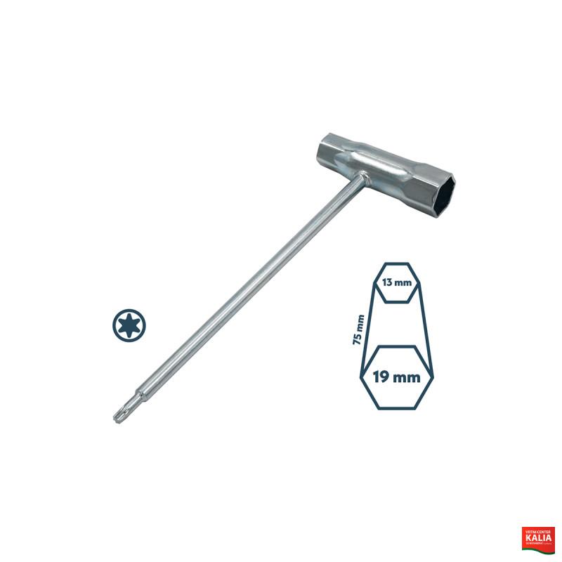 KLJUČ ZA SVEČKE A337 - 19 x 13, TORX 085402 Village 