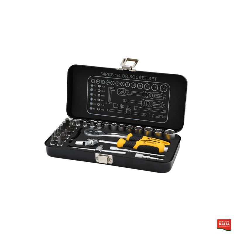 ORODJE ROČNO SET 34 KOM. 084147 Bomber