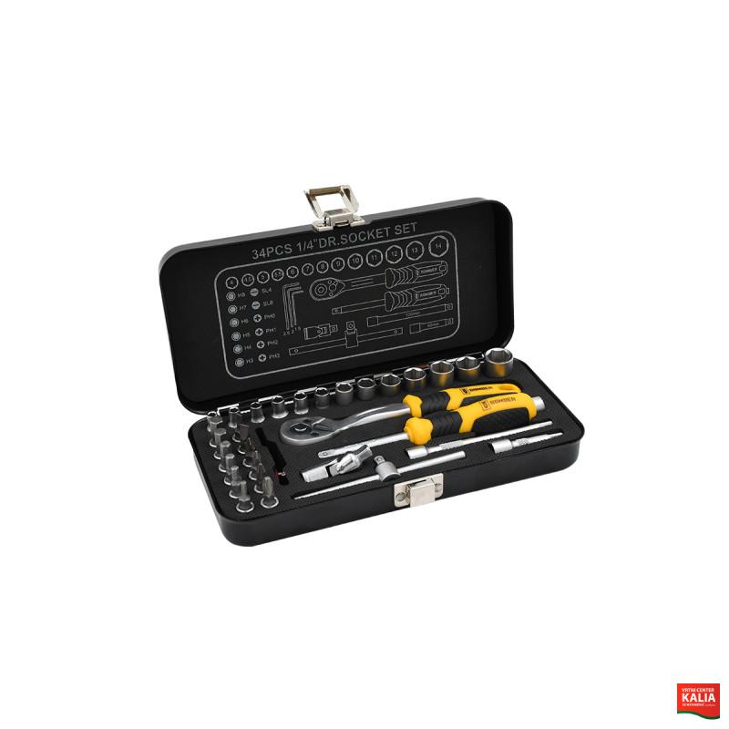 ORODJE ROČNO SET 34 KOM. 084147 Bomber