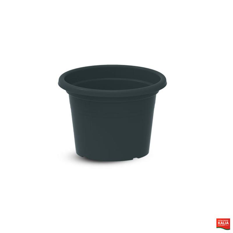 PVC LONEC CILINDRO, P25xH17.8, ANTRACIT 