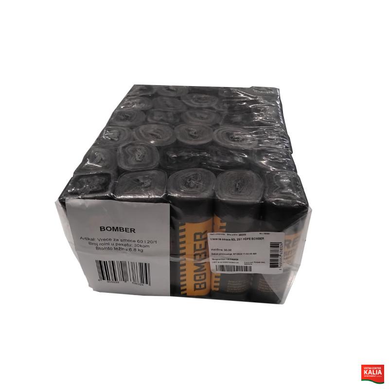 Vreča za smeti Bomber 40L 20/1 črna 