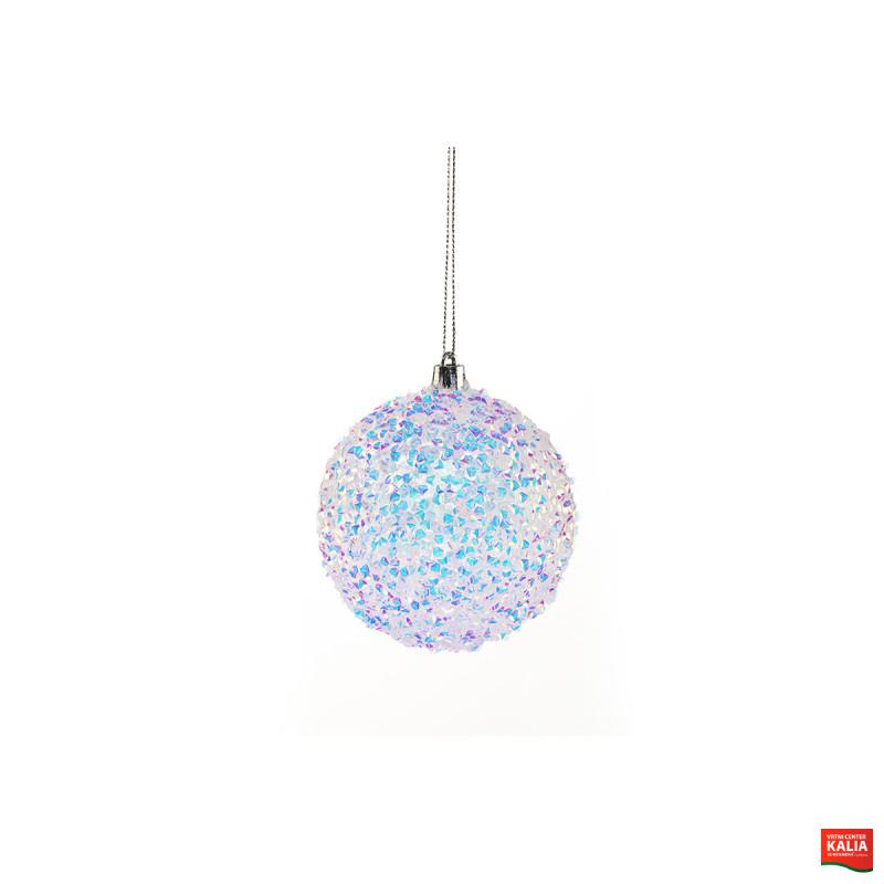 OKRASEK VISEČI OKROGEL Z KRISTALI 