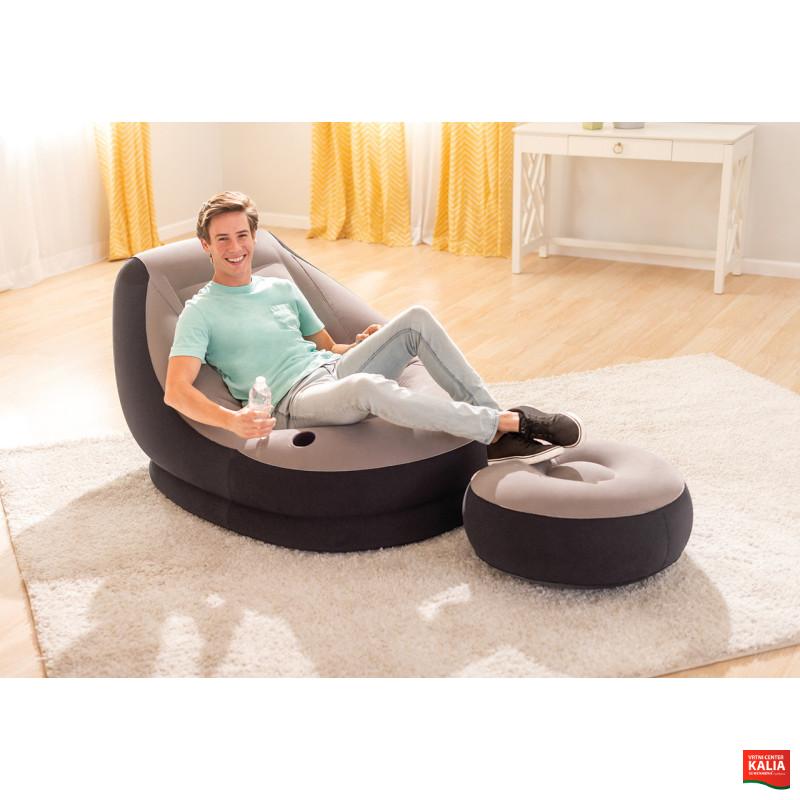 FOTELJ S TABUREJEM ULTRA LOUNGE 99 x 1.3 x 76 cm 055788