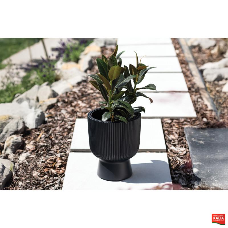 PVC lonec, Milly, 29.8x36.5 cm, antracit