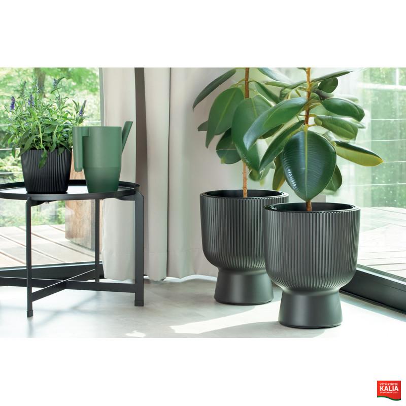 PVC lonec, Milly, 29.8x36.5 cm, antracit