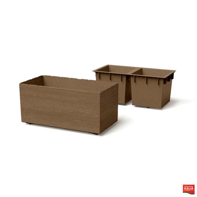 PVC Korito, Madera Case, 57.7x28.8x29 cm, v barvi lesa 