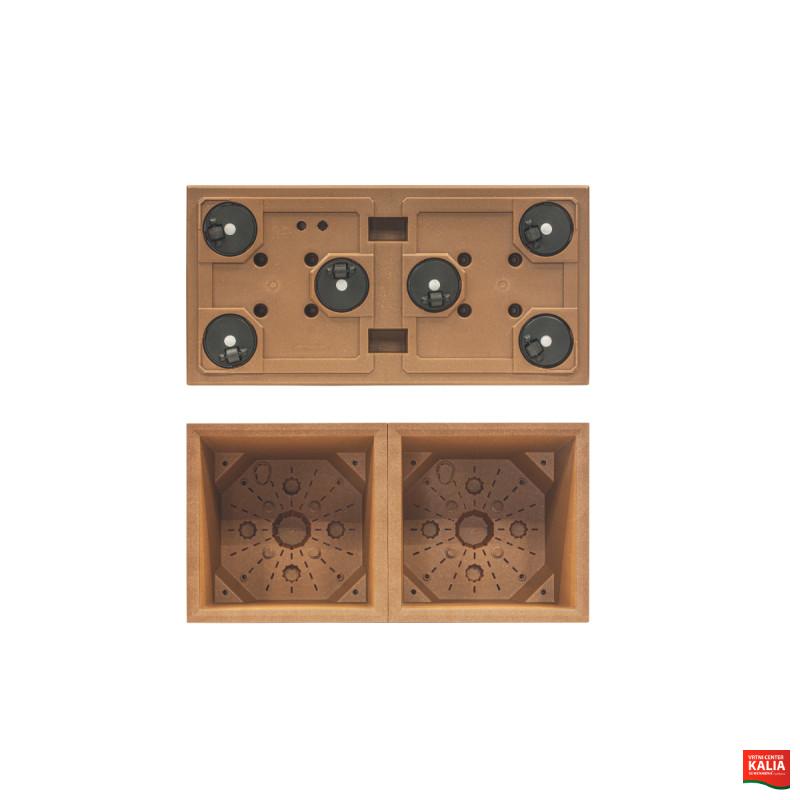 PVC Korito, Madera Case, 77x38.5x37 cm, v barvi lesa 