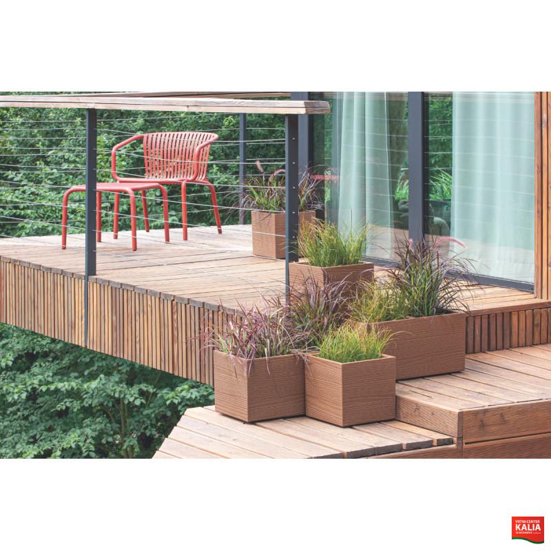 PVC Korito, Madera Case, 77x38.5x37 cm, v barvi lesa 