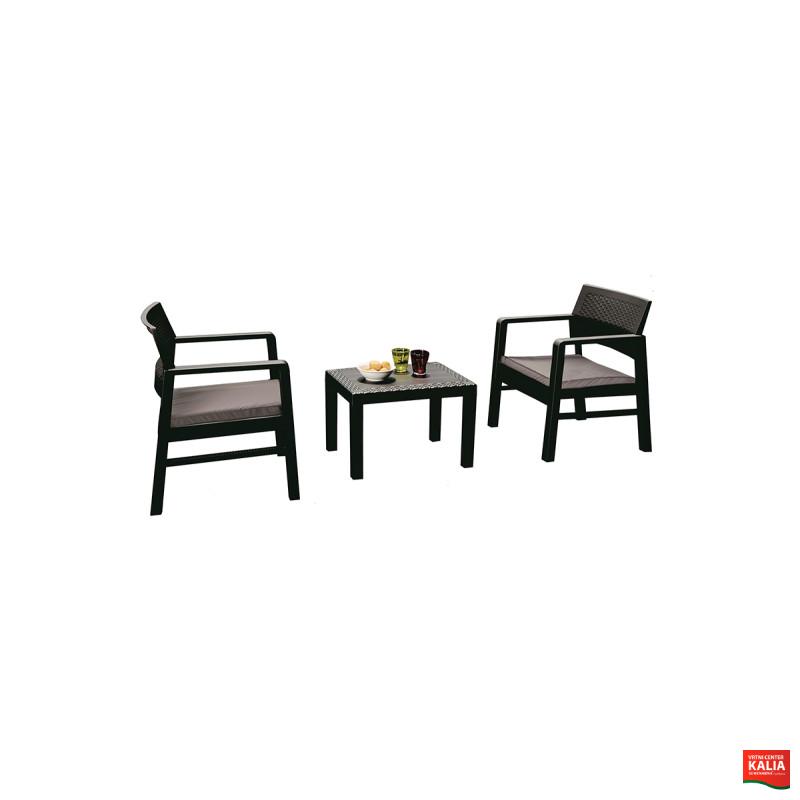 Garnitura Kraka 2+1 antracit 