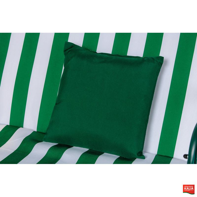 GUGALNICA DVOJNA MYKONOS Z BLAZINAMI ZELENO BELA 89245 