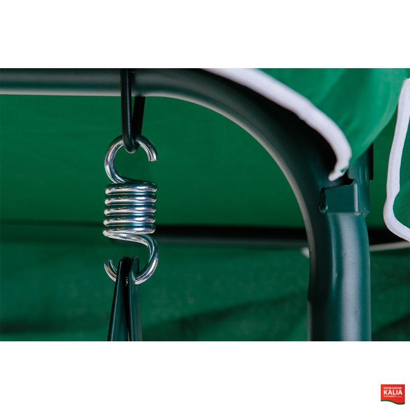 GUGALNICA DVOJNA MYKONOS Z BLAZINAMI ZELENO BELA 89245 