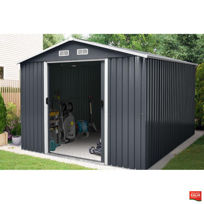 KOVINSKA VRTNA HIŠKA 303x301xH214 