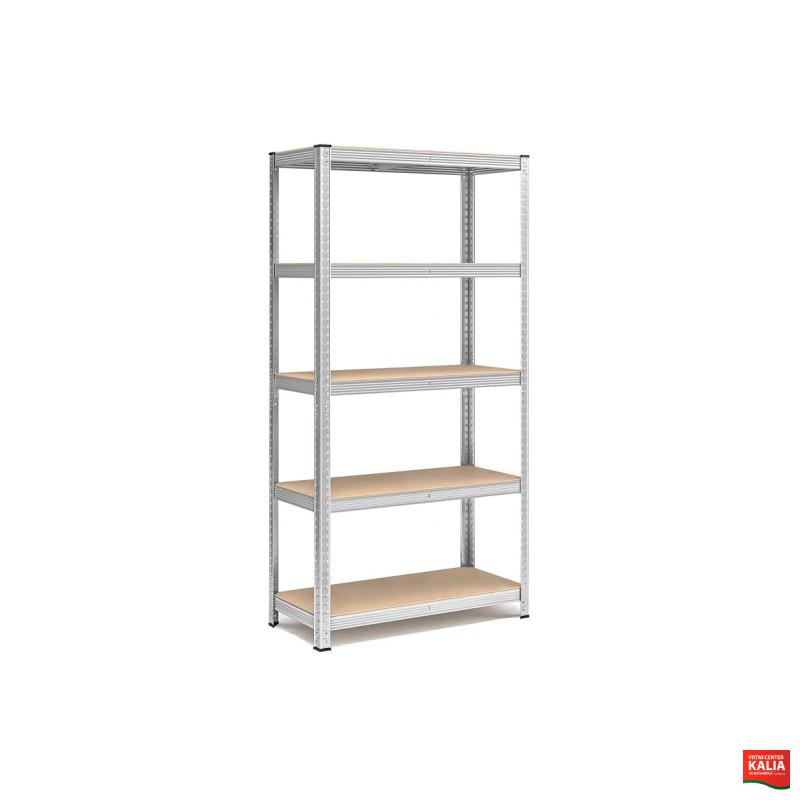 Regal kovinski 180x90x40cm pocinkan 5 polic 