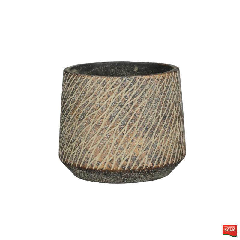 LONEC KERAMIKA, CAMINO, 17x14 cm, SIVO-RJAV 