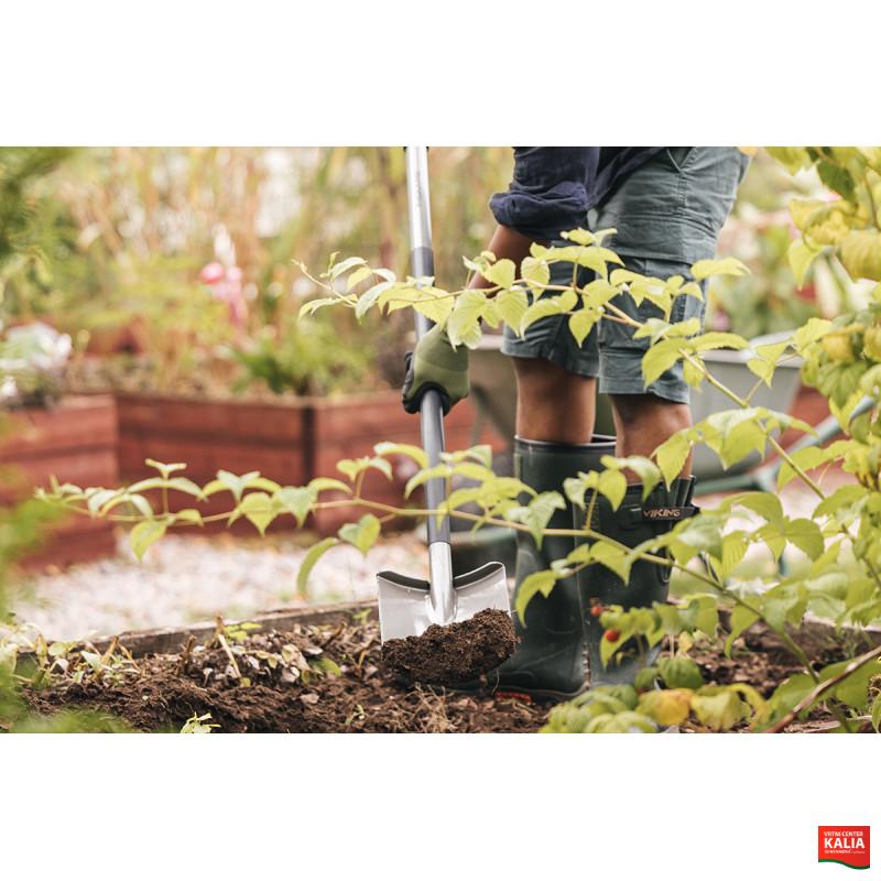 Lopata prekopna zaobljena ergonomic SIVA POL 1067512 Fiskars 